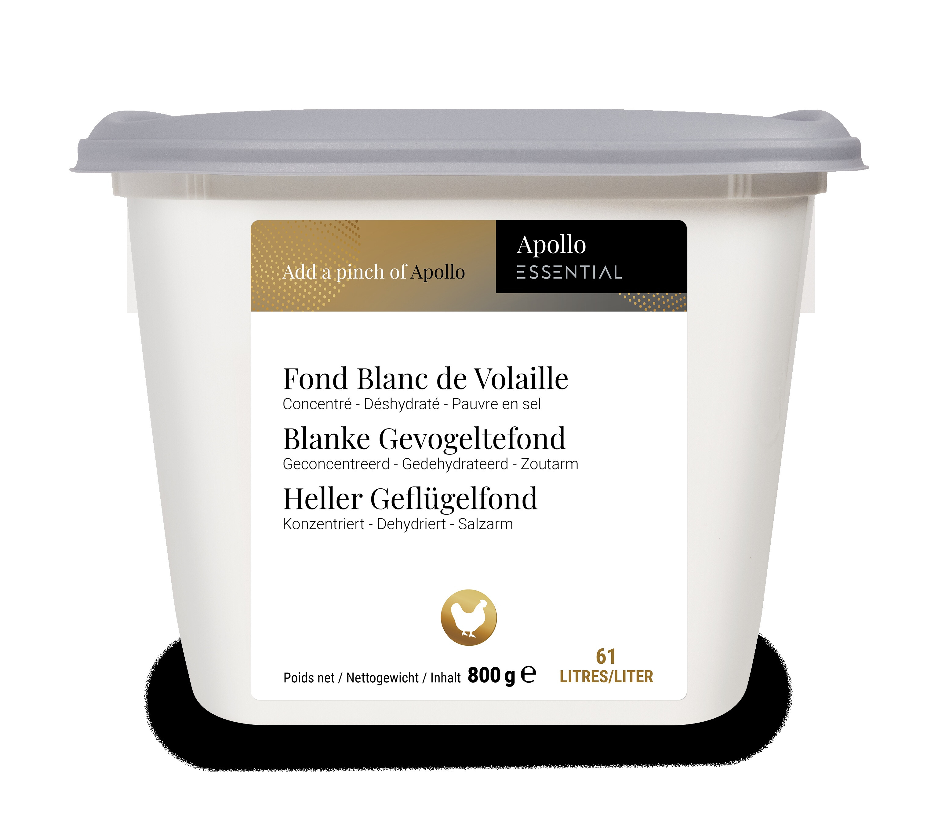 Apollo Essential fond blanc de volaille poudre 800gr