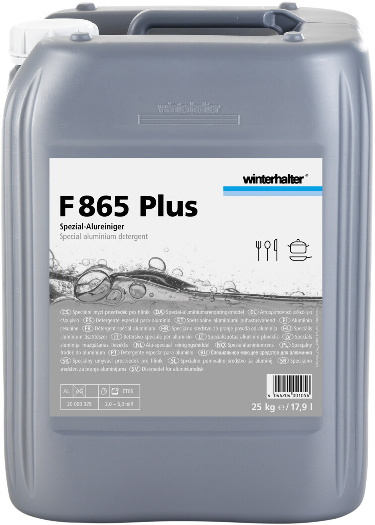 Winterhalter F865 Plus Savon Lave Vaisselle liquide 25kg