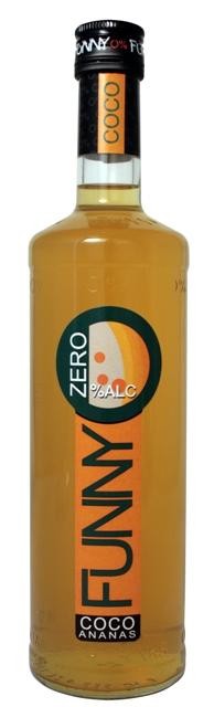 Funny Zero Coco Ananas 70cl 0% cocktail sans alcool