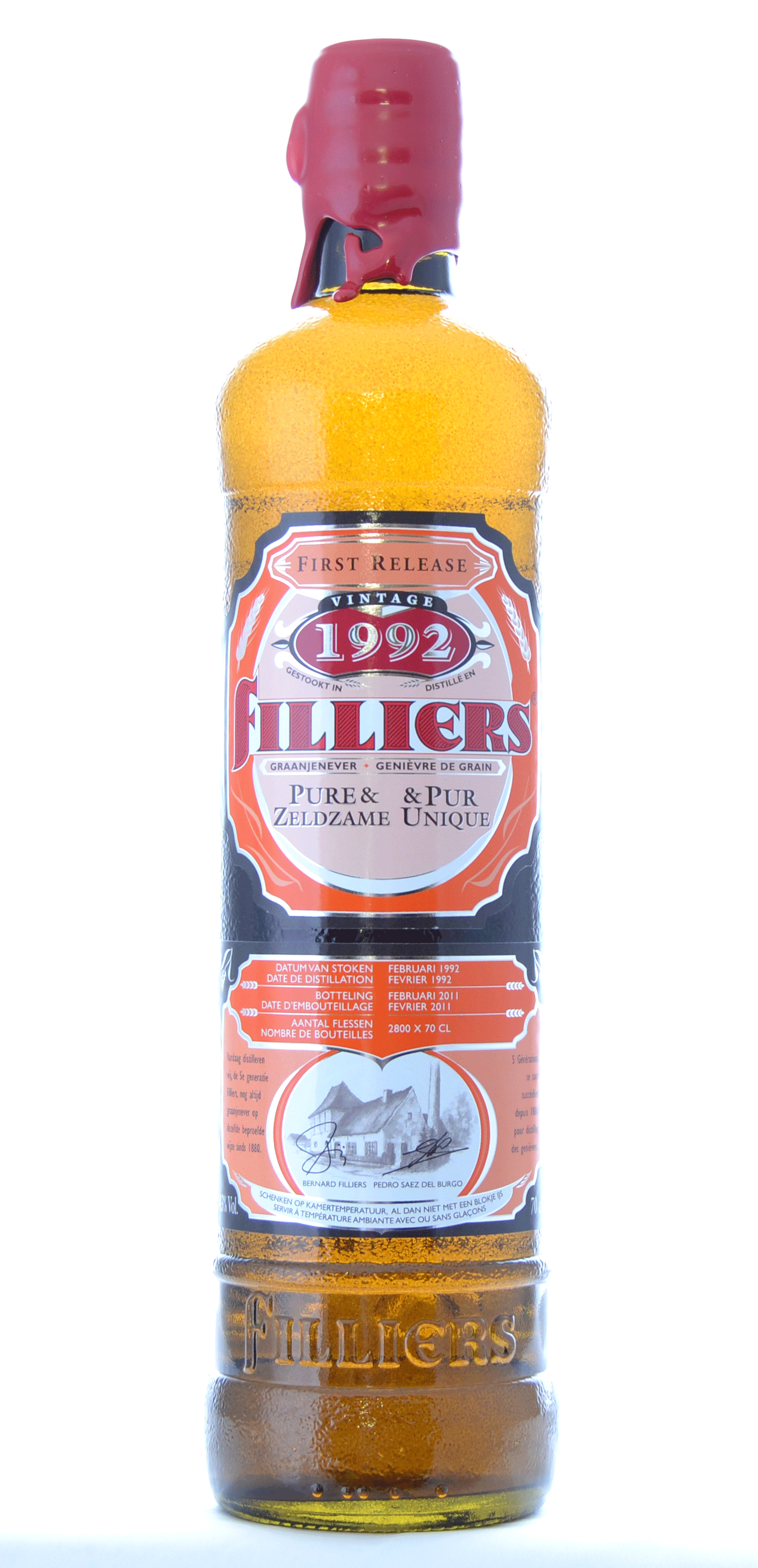 Genièvre grain Filliers 1992 70cl 43%