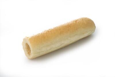 Pain Francais Hot Dog 19cm avec grand trou 80x60gr Pastridor 18280000
