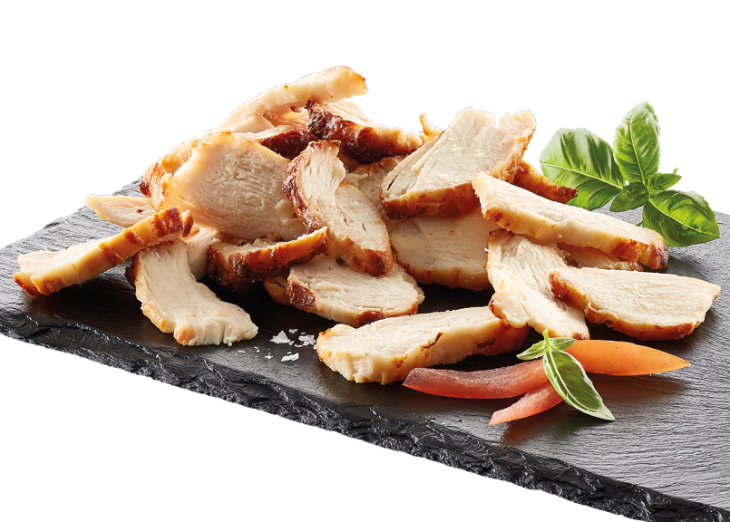 Top Table filet de poulet roti 5mm tranches 2.5kg Euro Poultry