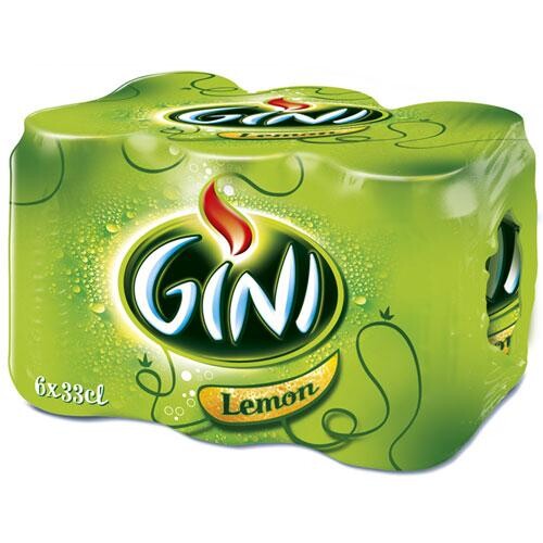 Gini Lemon 33cl Canette