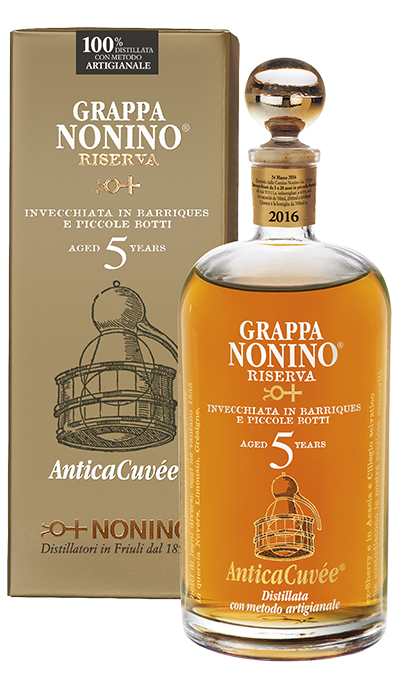 Grappa Riserva 5 Ans d'Age Antica Cuvée 70cl 43% Nonino Distillatori