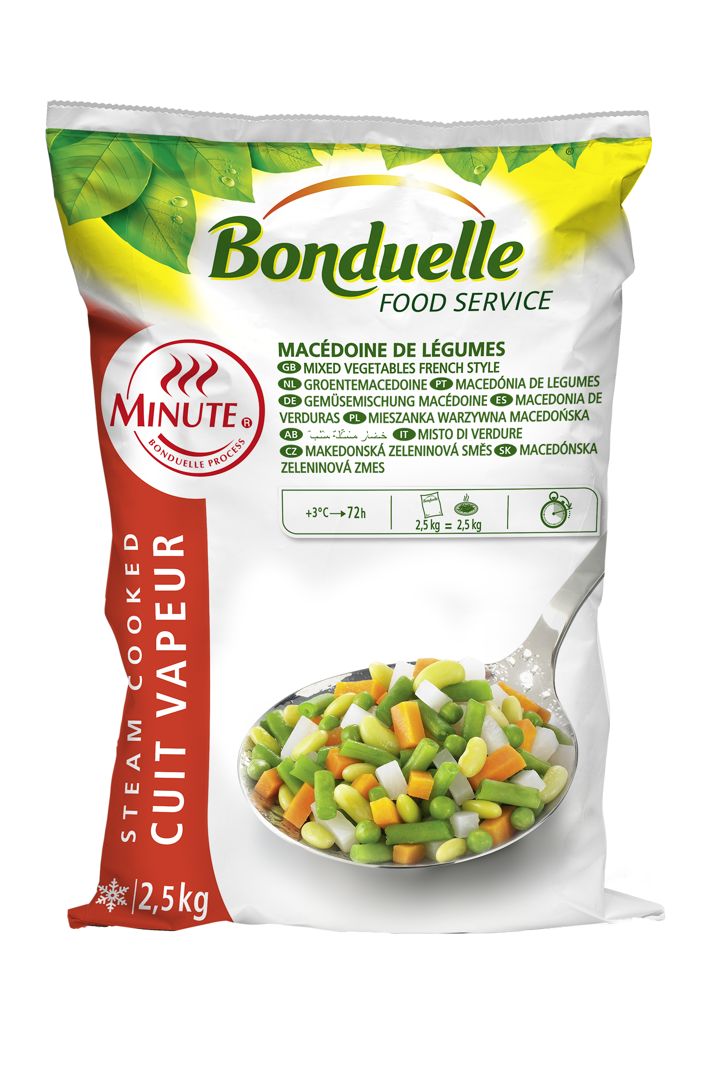 Macédoine de Légumes 2.5kg Bonduelle Minute Food Service Surgelés