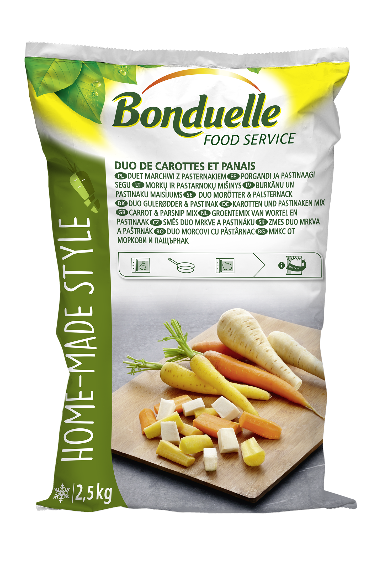 Melange de Legumes Duo de Carottes et Panais 2.5kg Bonduelle