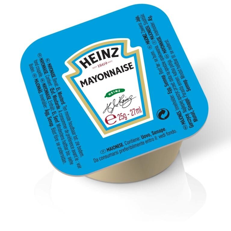 Heinz Mayonnaise Portions en coupelles 100x27ml