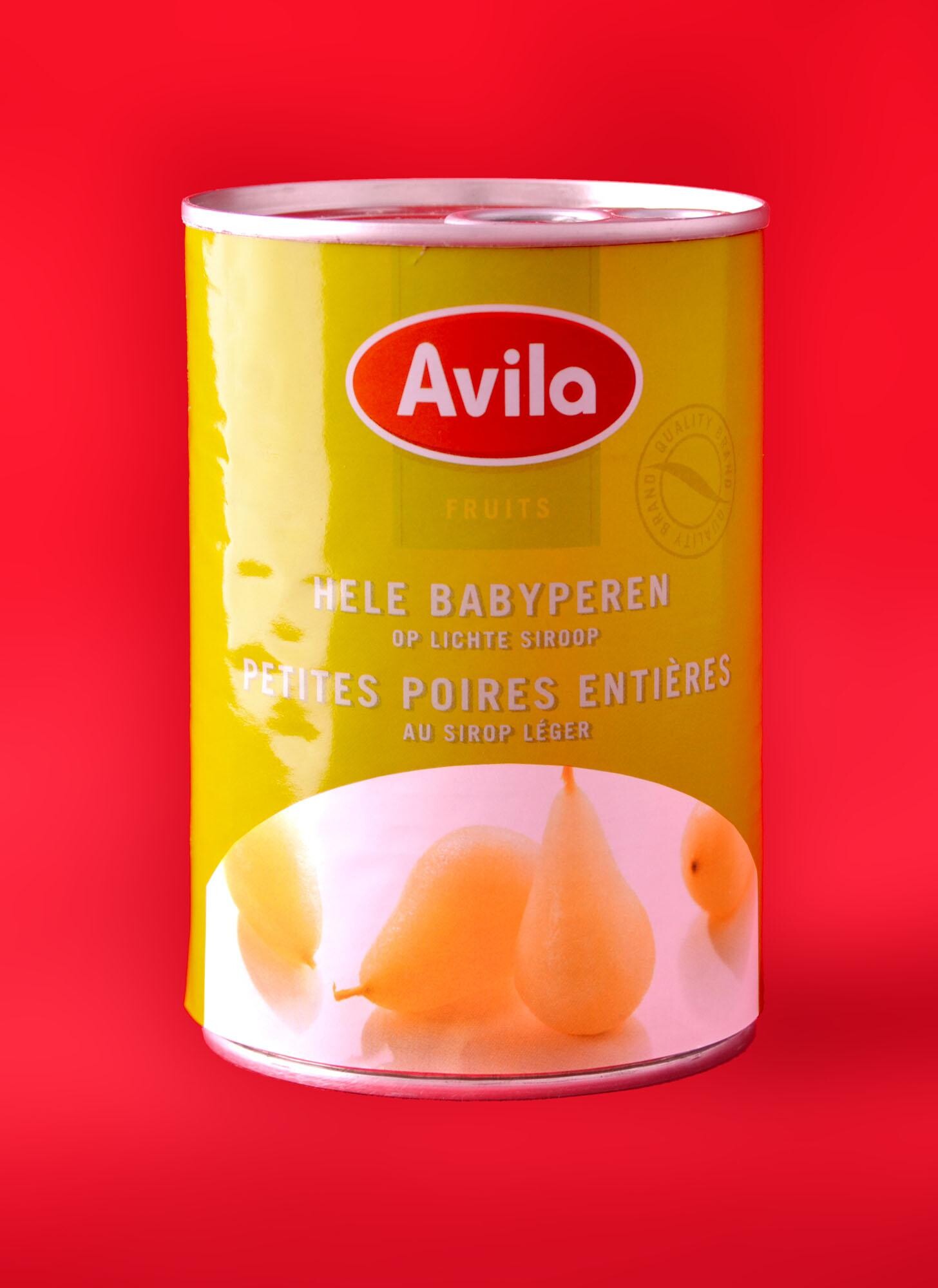 Baby Poires entier au sirop leger 0.5L Avila