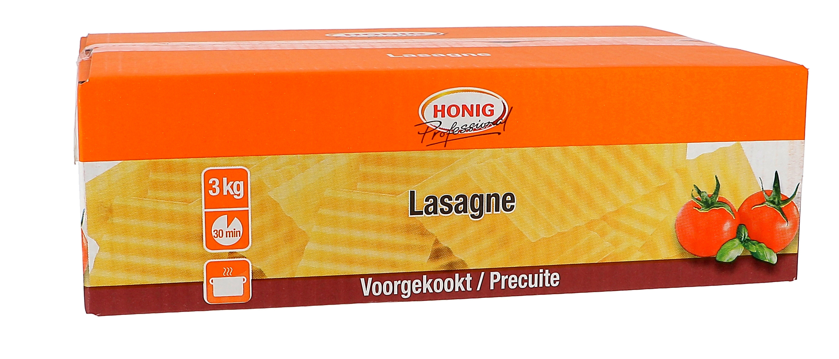 Honig pates lasagne en feuilles blanc précuite 3kg Professional