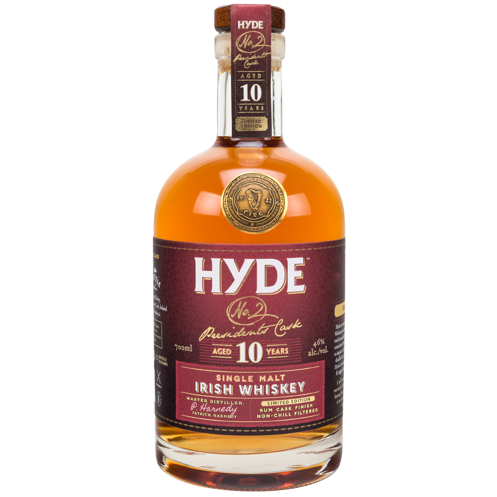 Hyde N°2 Rhum Cask 10 Ans d'Age 70cl 46% Single Malt Whiskey Irlandais
