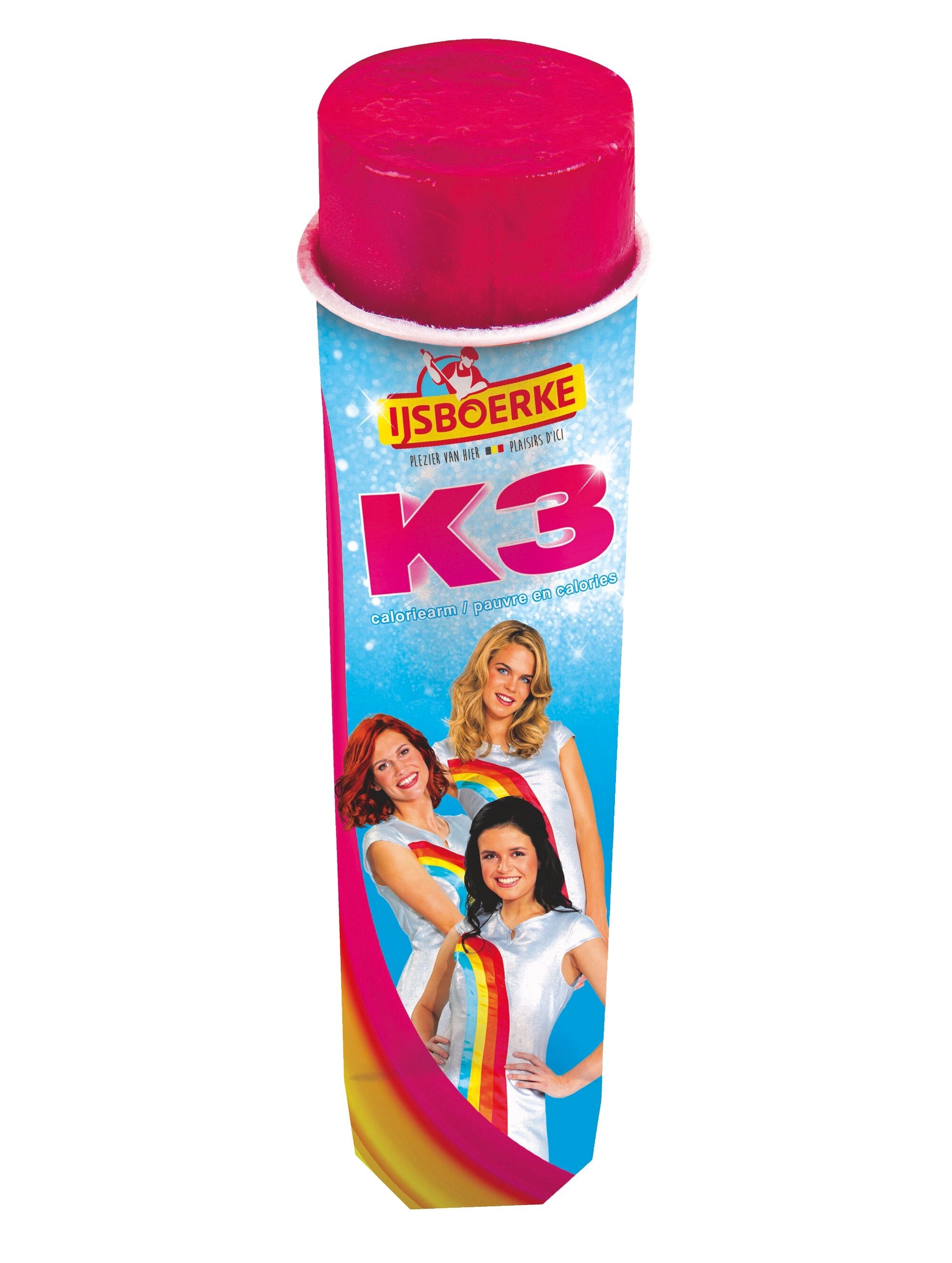 Ijsboerke K3 Squeeze framboise 16x75ml