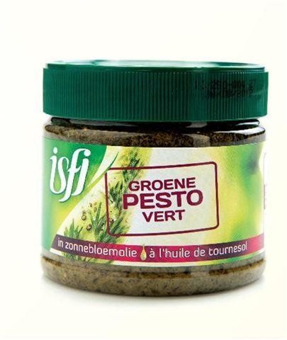 Isfi Pesto Vert à l'huile tournesol 350gr bocal