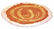 Fonds de pizza au feu de bois 25cm sauce tomate 24x230gr surgelés