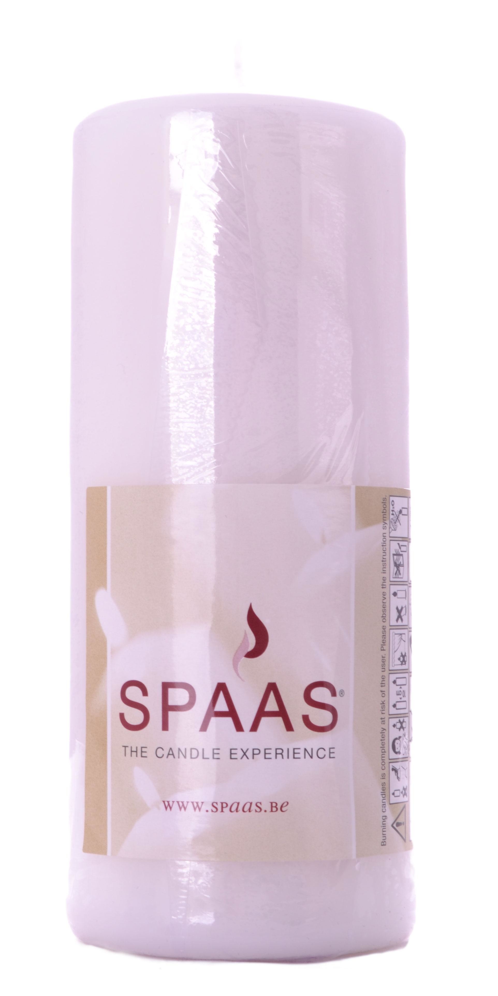 Spaas Bougie Cylindre Blanc 60/150mm 45h 12pc