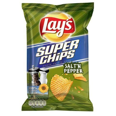 Lays superchips peper & zout 20x45gr