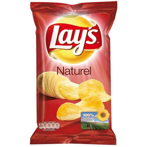 Lays Crispy Chips naturel zout 200gr