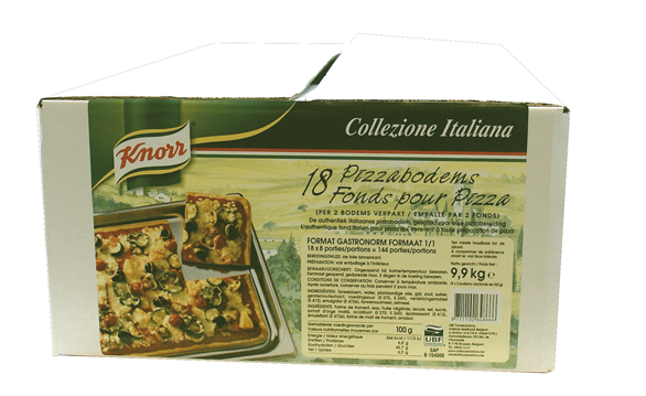 Knorr Fonds pour Pizza 18pc rectangle 9.9kg Collezione Italiana