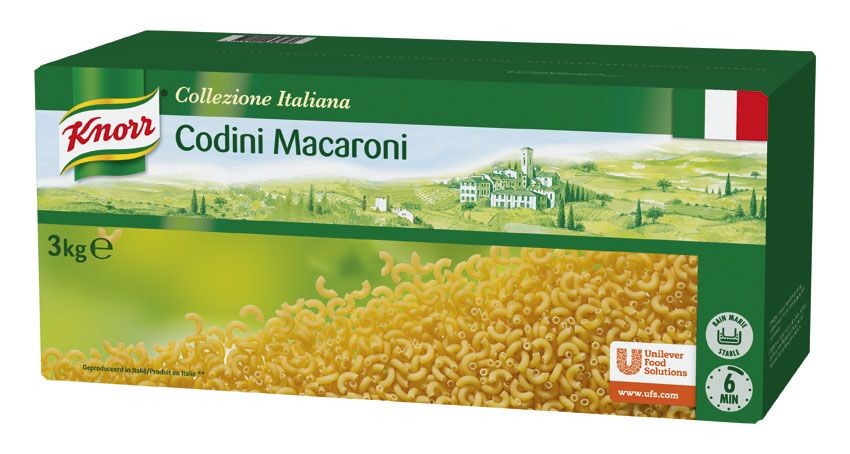 Knorr pates Codini 3kg Collezione Italiana