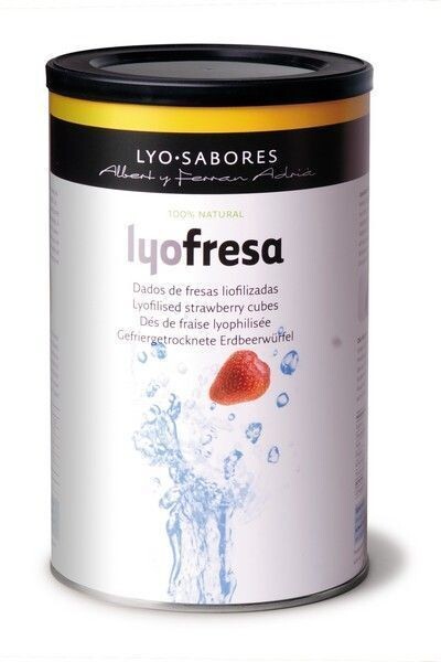 Lyosabores Dés de Fraises Lyophilisees 70gr