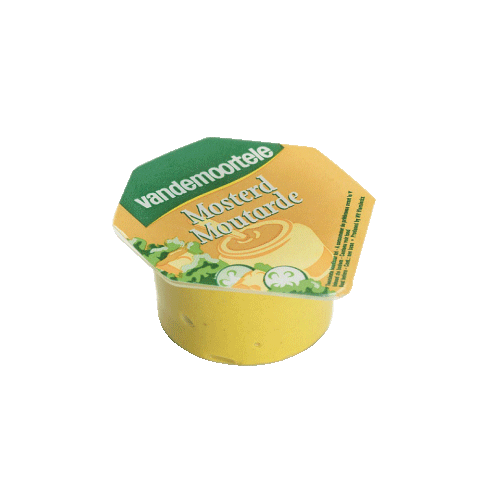 Moutarde portions en coupelles 120x20ml cups Risso Vandemoortele