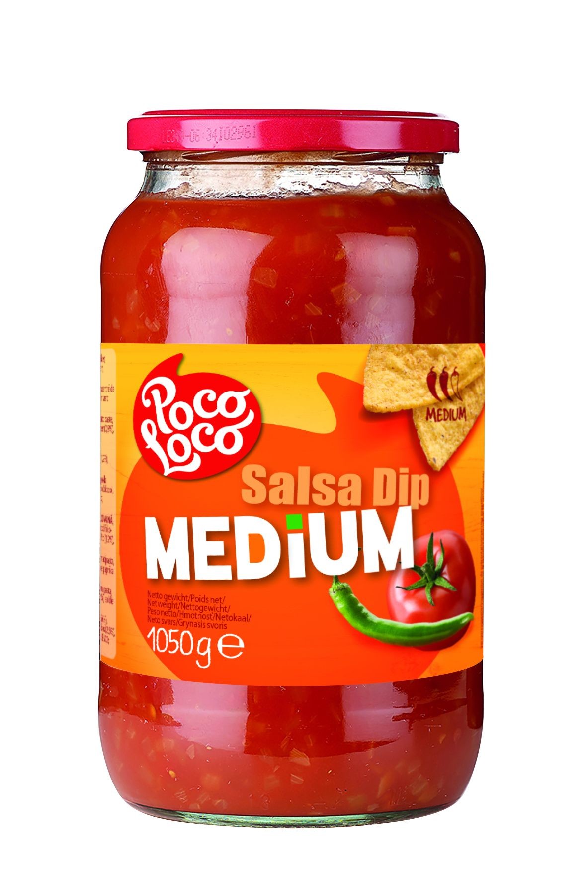 Sauce Salsa Dip Medium Mexicana 1050gr Poco Loco