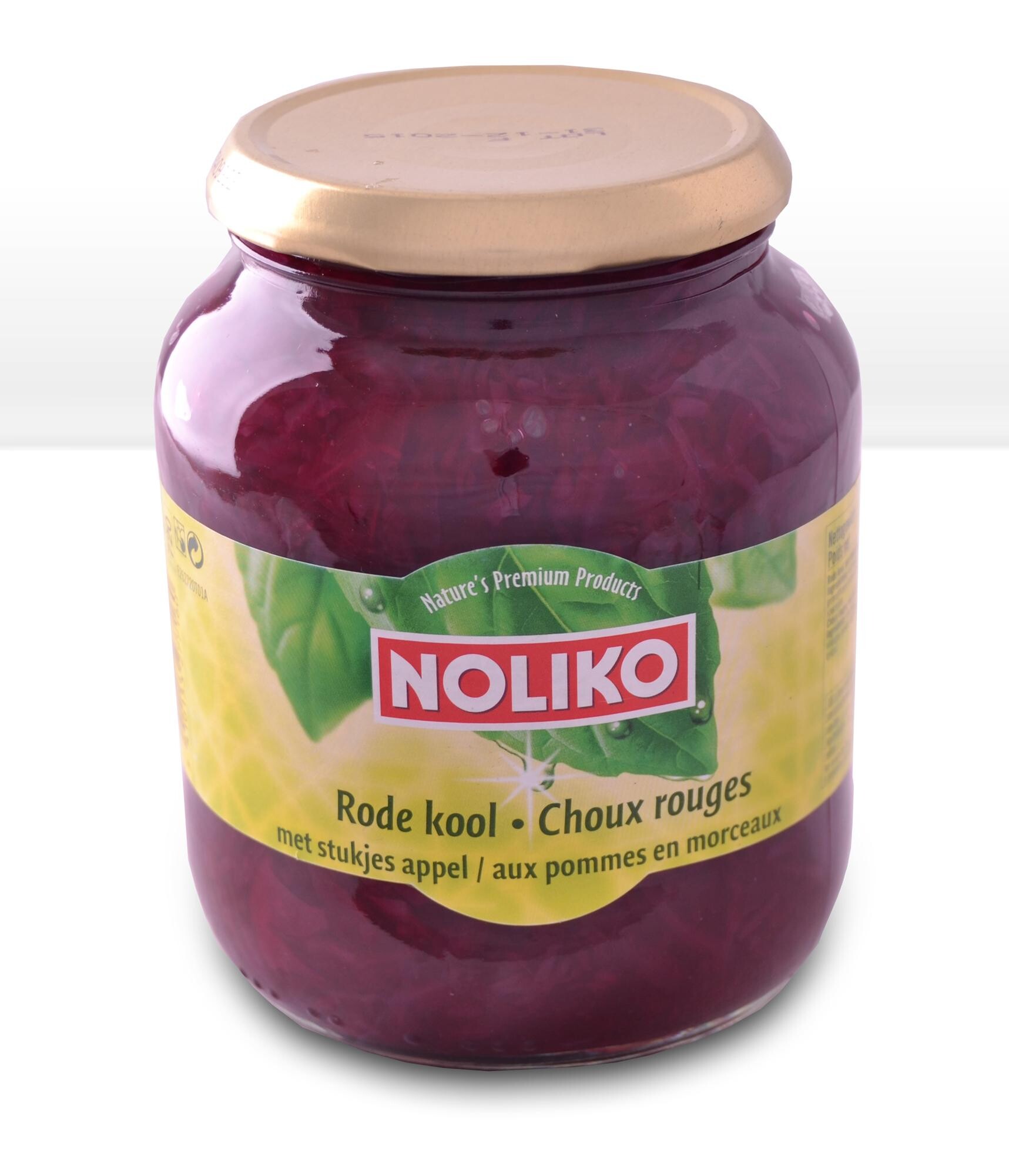 Choux rouges aux pommes en morceaux 720ml bocal Noliko