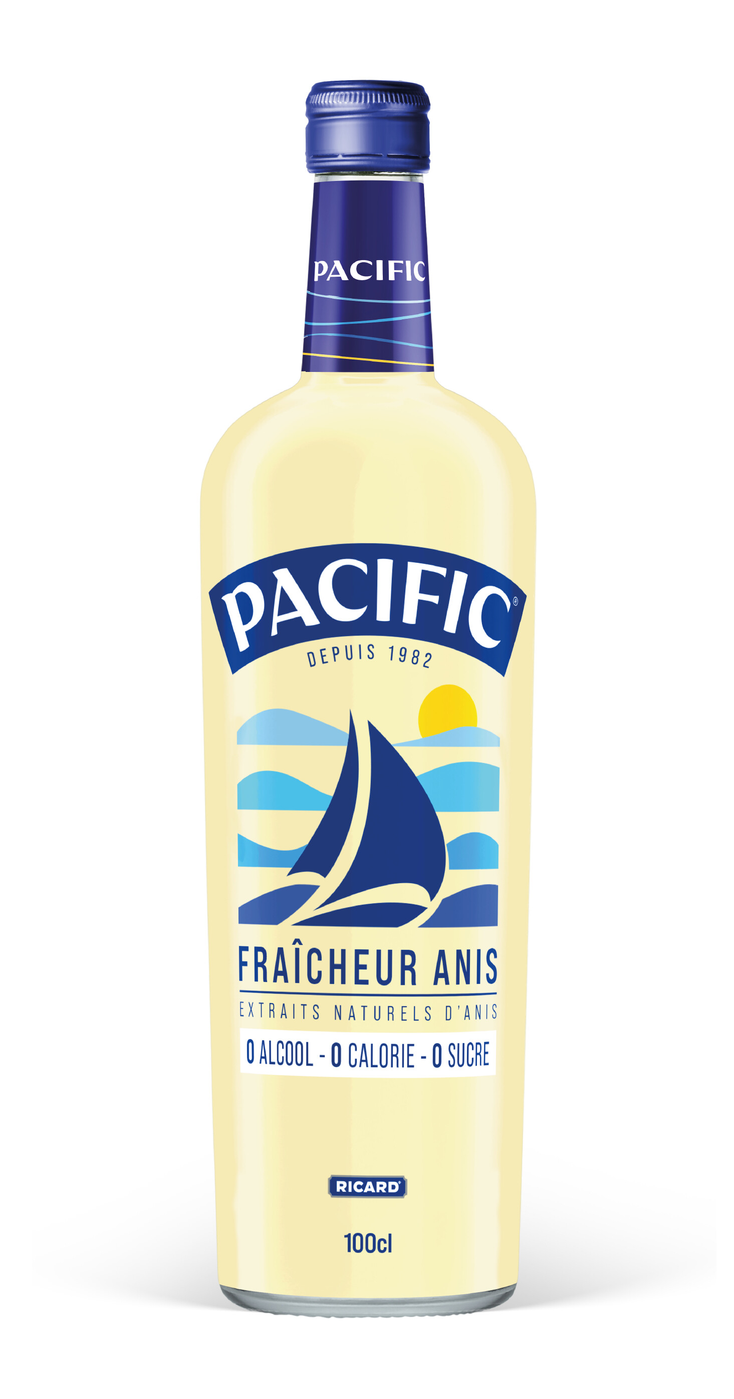 Pacific Ricard 1L 0% Pastis zonder alcohol