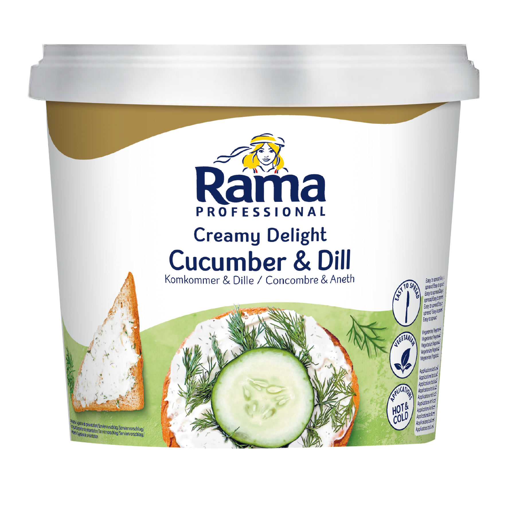 Rama Creamy Delight Concombre - Aneth 1.5kg