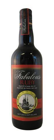 Apéritif à base de vin Fabulous rouge ruby 75cl 19%