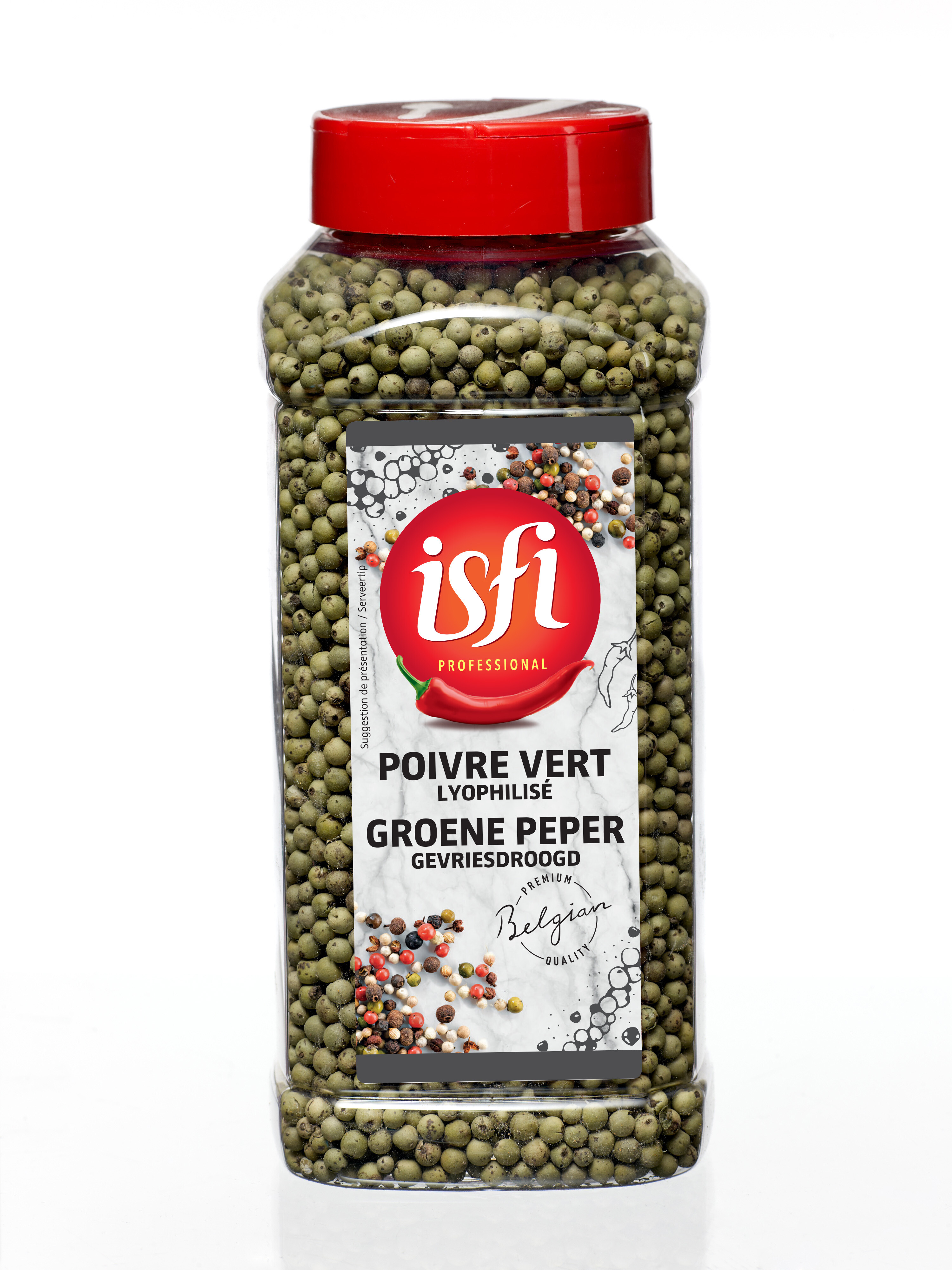Isfi Poivre Vert Lyophilisé 150gr