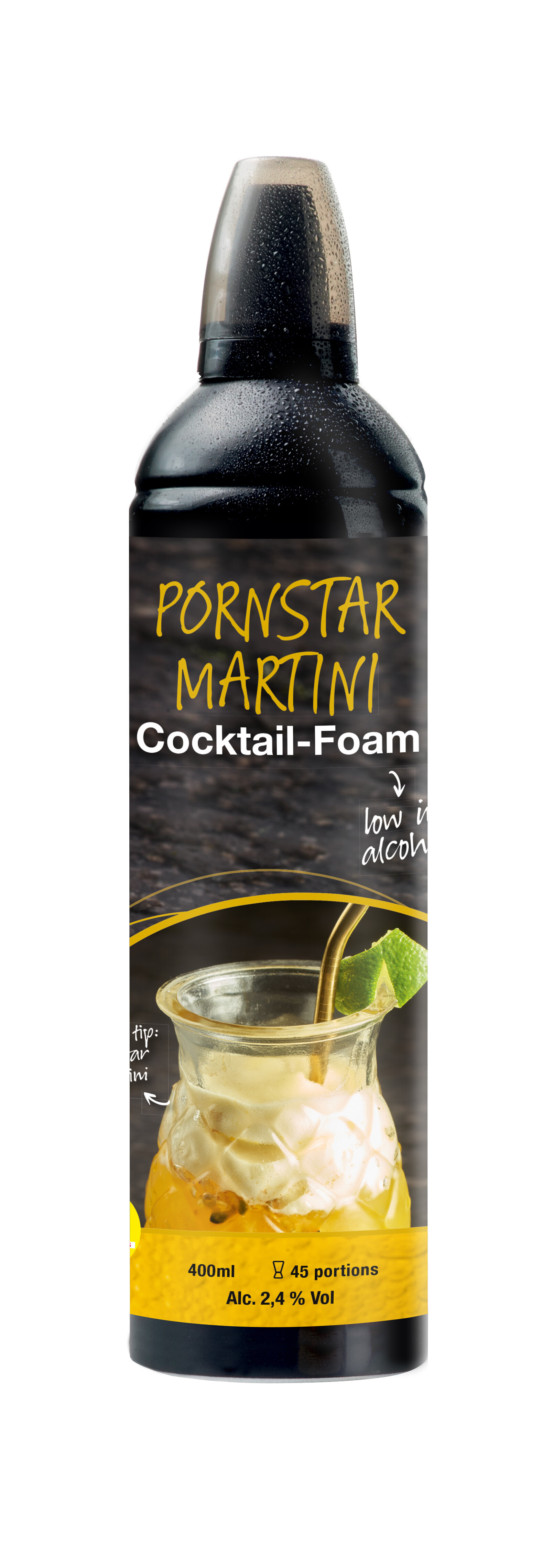 Cocktail EasyFoam Pornstar Martini 400ml R&D Food Revolution by Didess