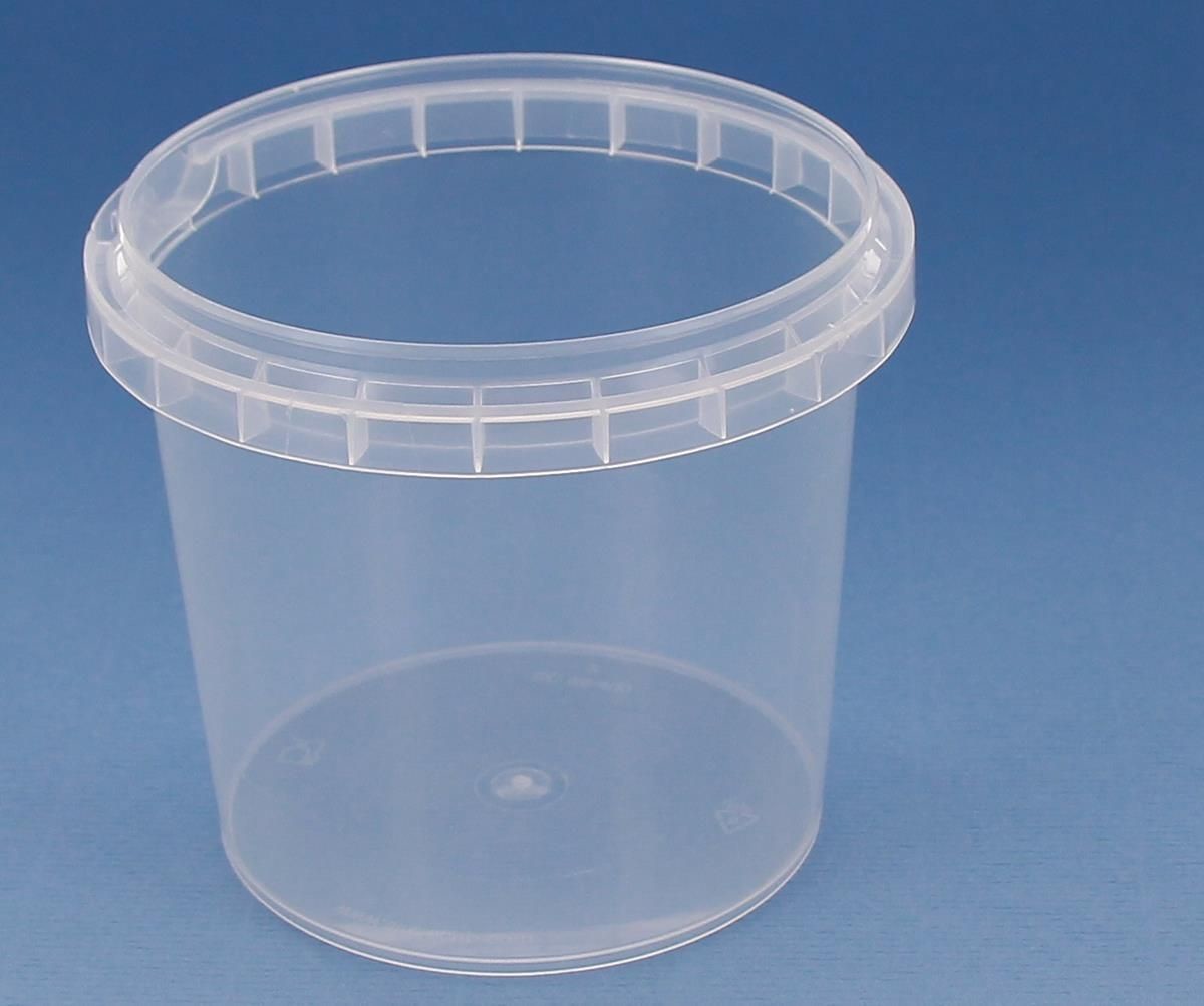 Pot Plastique Sirclecup 1000ml ronde 300pc inviolable