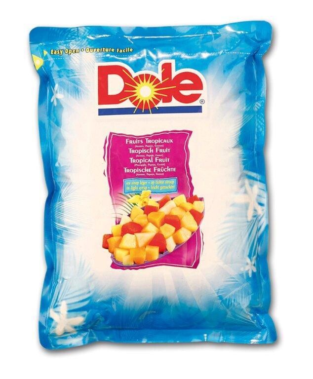 Fruits tropicaux au sirop léger 2835gr pouch Dole