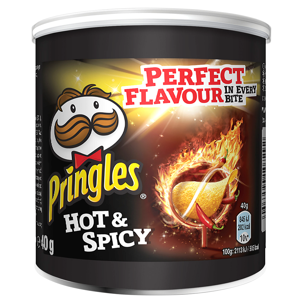 Pringles Chips Hot & Spicy 40gr 