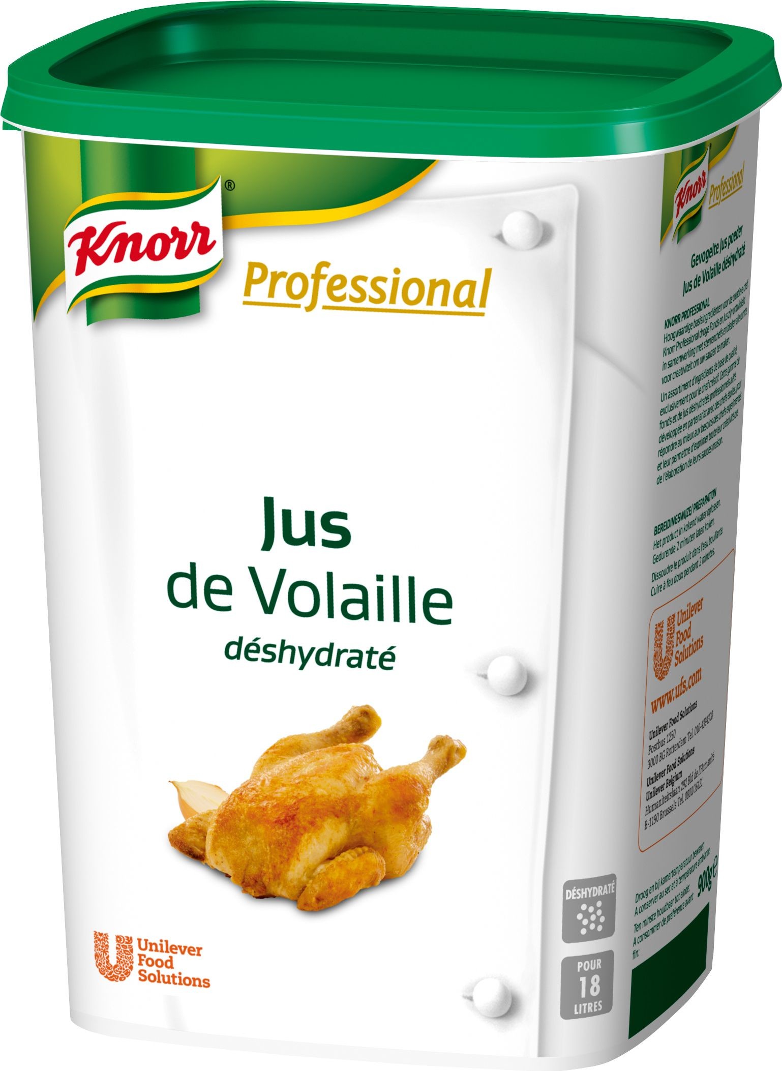Knorr Carte Blanche fond de vollaille claire poudre 1kg Professional