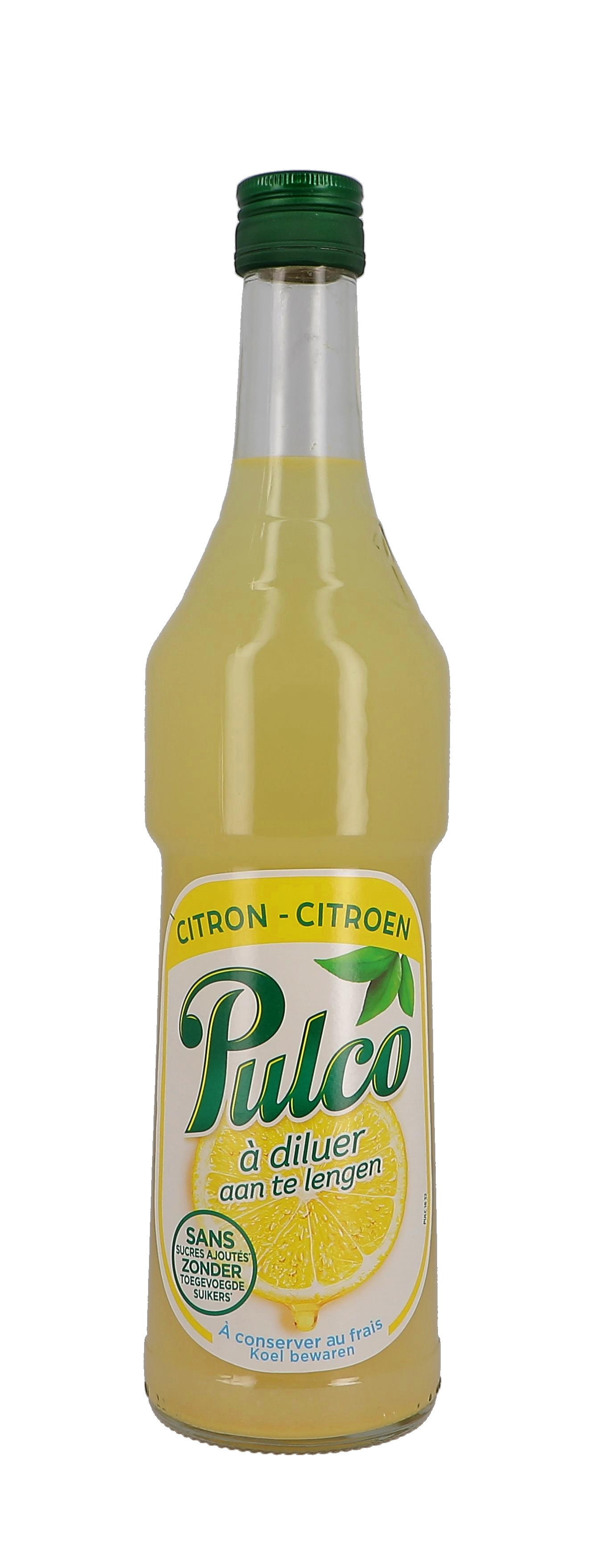 Pulco citron jaune 70cl 0% - Nevejan