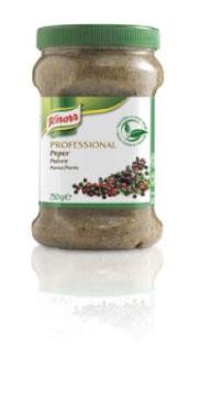 Knorr puree d'epices 3 poivres poivre mixte 750gr Professional