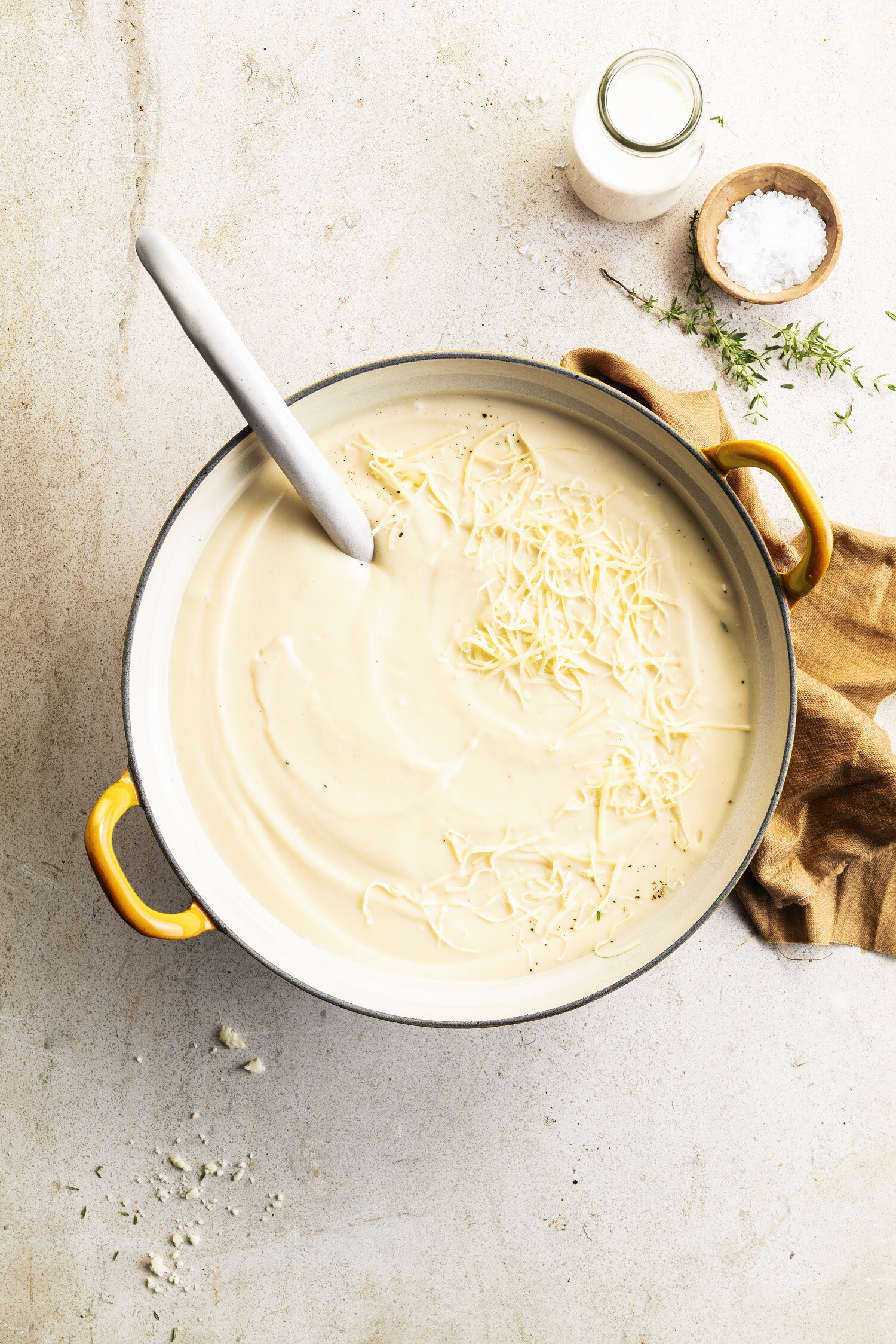 Sauce Quatre Fromages frais 2.5kg Frans & Bertha