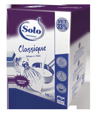 Crème Solo Classique Fouetter et Lier 10L 33% BIB