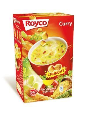 Royco Minute Soupe Curry + croutons 20pc Crunchy