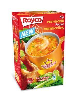 Royco Minute Soupe poulet + vermicelli 20pc Classic