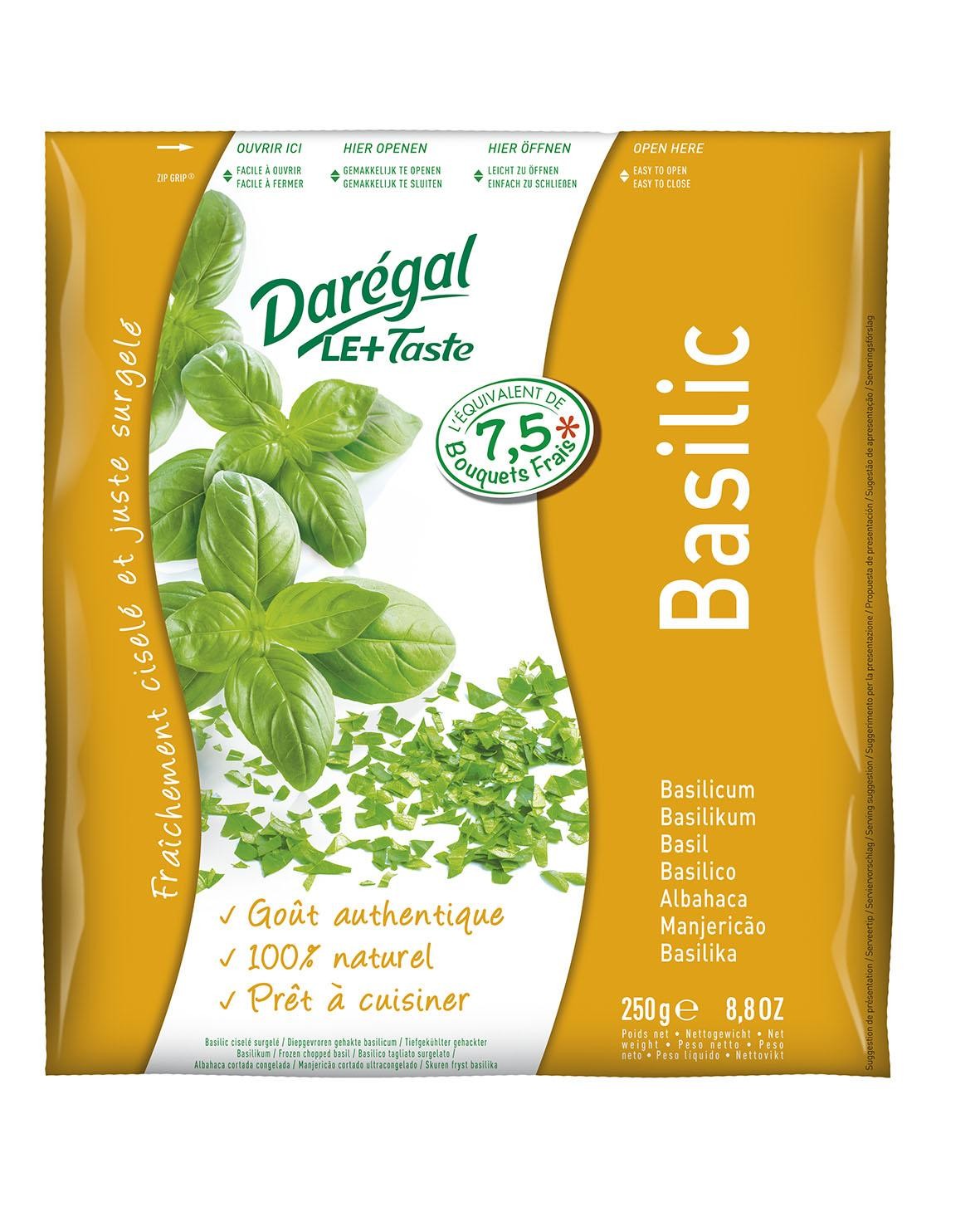 Daregal Herbes Aromatiques Basilic 250gr Surgelées