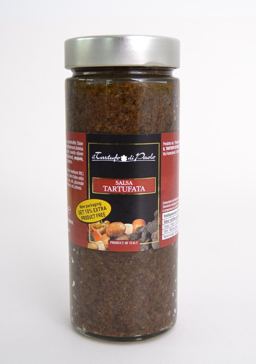 Salsa Tartufata au truffe noire 570gr bocal Il tartufo di Paolo