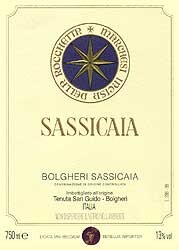 Sassicaia 75cl Tenuta San Guido