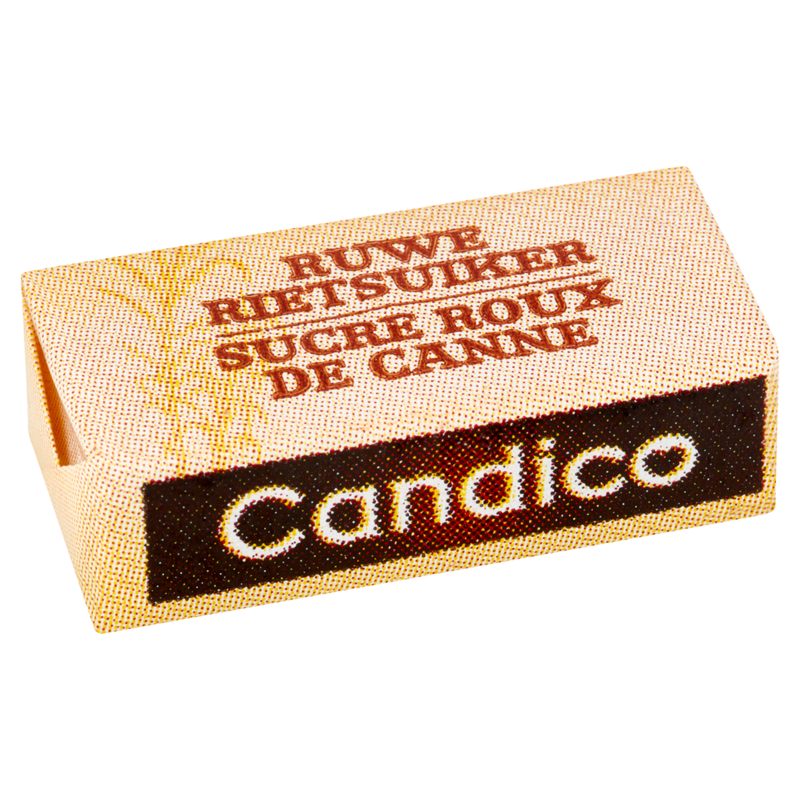 Sucre roux de canne en morceaux 5gr emballé individuelle 5kg 1000pc Candico