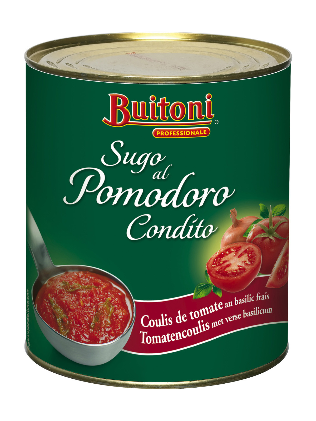 Buitoni Tomato sauce Sugo di Pomodoro condito 2.5kg can