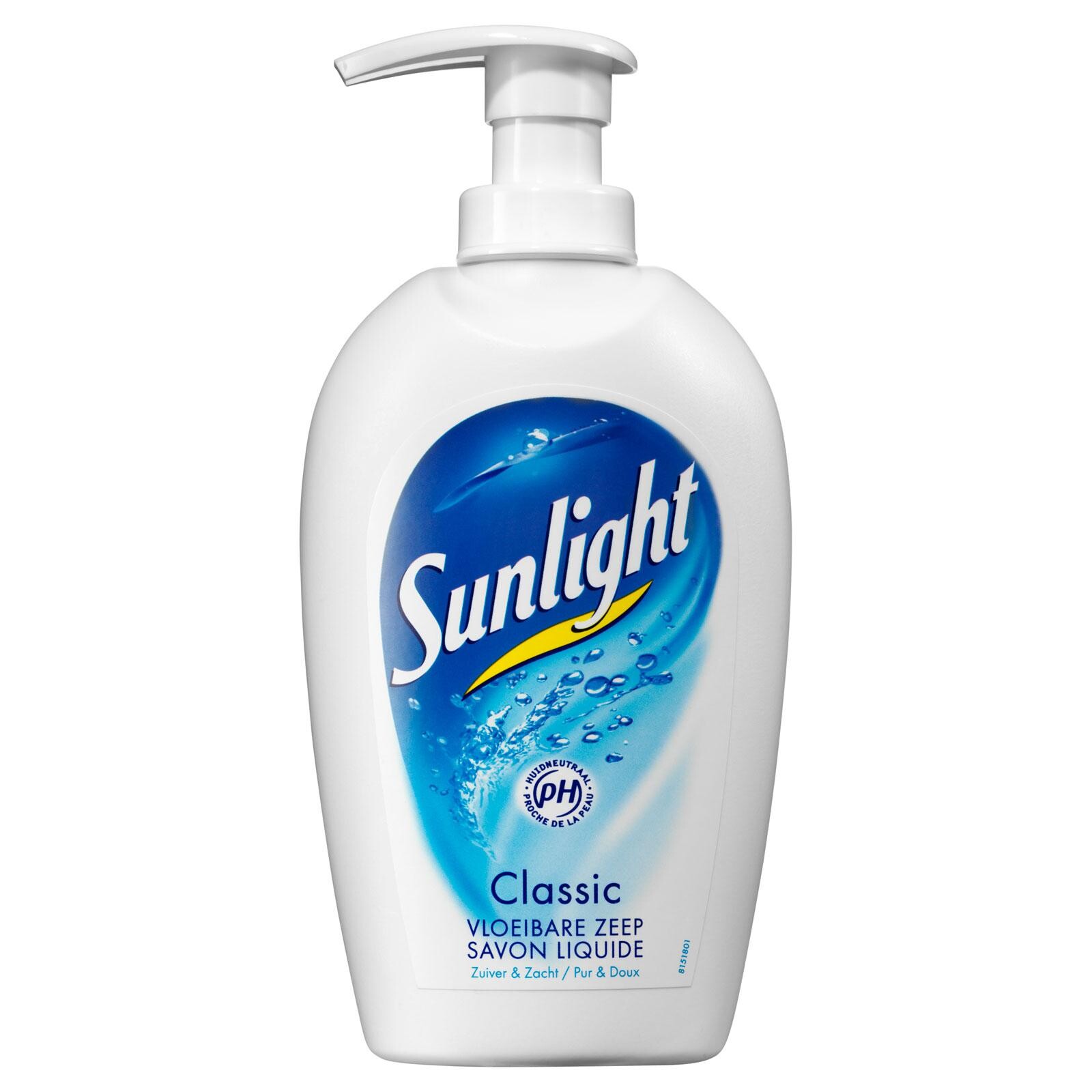 Sunlight savon liquide pour les mains + pompe 250ml 