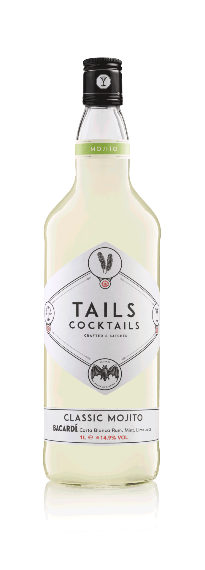 Tails Cocktails Classic Mojito 1L 14.9% Liqueur