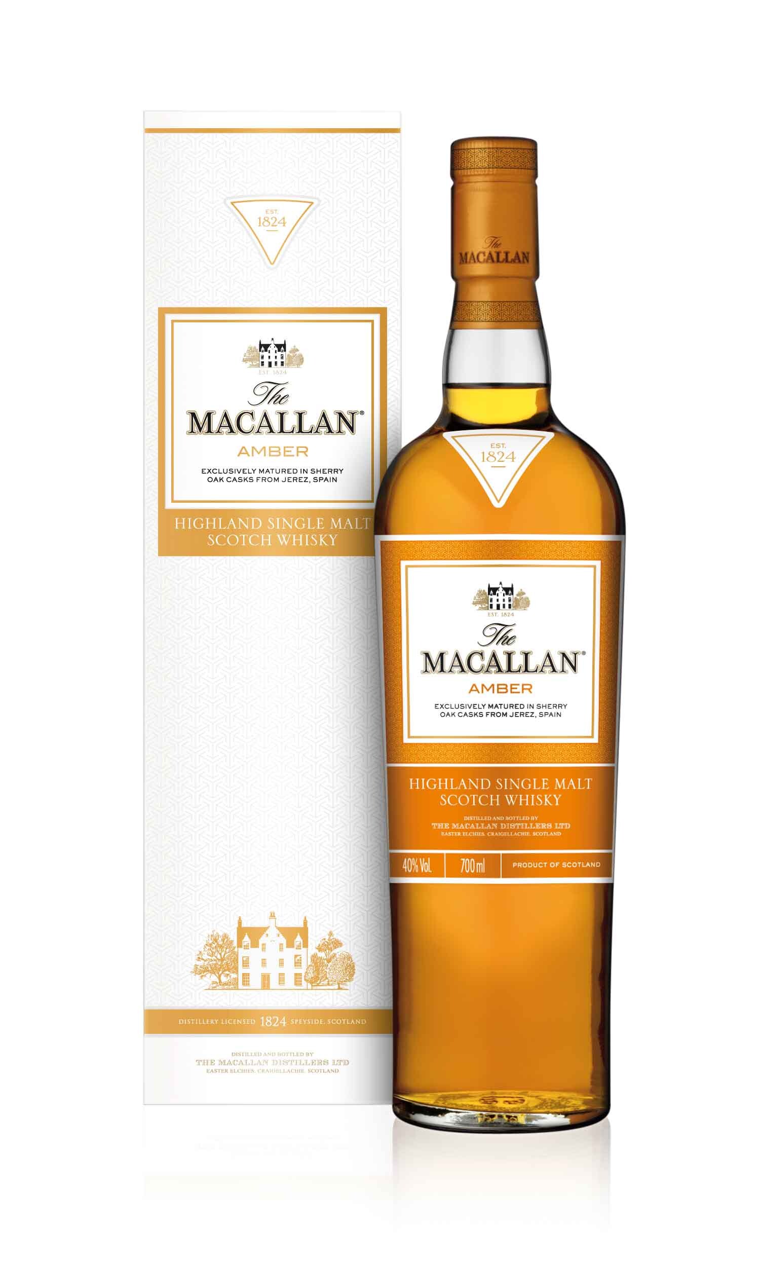 The Macallan 1824 Amber 70cl 40% Highland Single Malt Scotch Whisky
