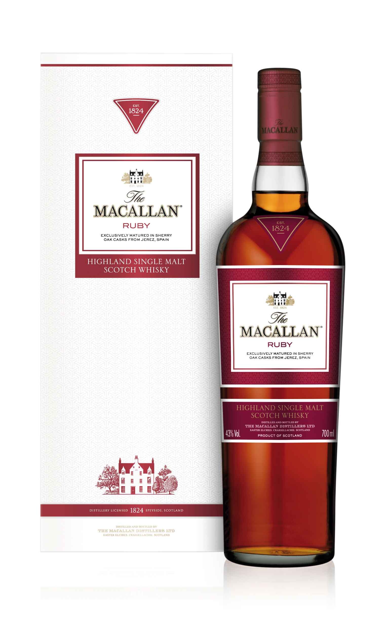 The Macallan 1824 Ruby 70cl 43% Highland Single Malt Scotch Whisky 